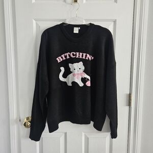 NWOT Skinny Dip London 'Bitchin Kitten' Knit Jumper/Sweater
